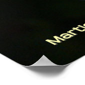 Night White Rose Poster (Hoek)