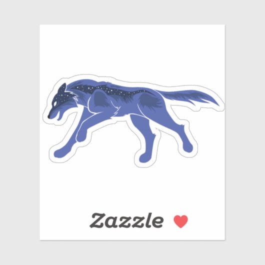 Night Wolf Sticker (Vel)