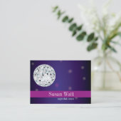 Nightclub Disco Ball Visitekaartje (Staand voorkant)