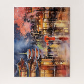 Nightfall in Gion Puzzle (Vertical)