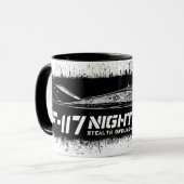 Nighthawk F-117 tasse de sonnerie de 11 onces (Devant gauche)