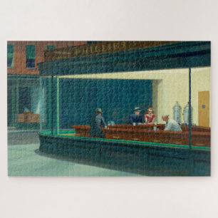 Nighthawks 1942 beroemd gemaakt door Edward Hopper Legpuzzel