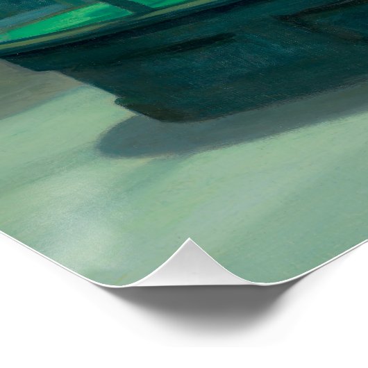 Nighthawks 1942 beroemd gemaakt door Edward Hopper Perfect Poster (Hoek)