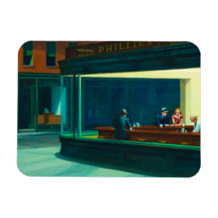 Nighthawks, 1942, ingediend door Edward Hopper Magneet