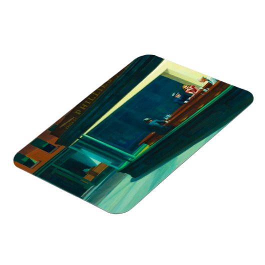 Nighthawks, 1942, ingediend door Edward Hopper Magneet (Linkerzijde)