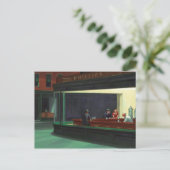 Nighthawks ~ Edward Hopper 1942 Briefkaart (Staand voorkant)