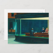 Nighthawks Edward Hopper Briefkaart (Voorkant / Achterkant)