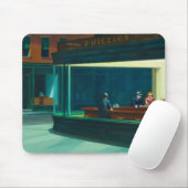 Nighthawks Edward Hopper Muismat (Met muis)