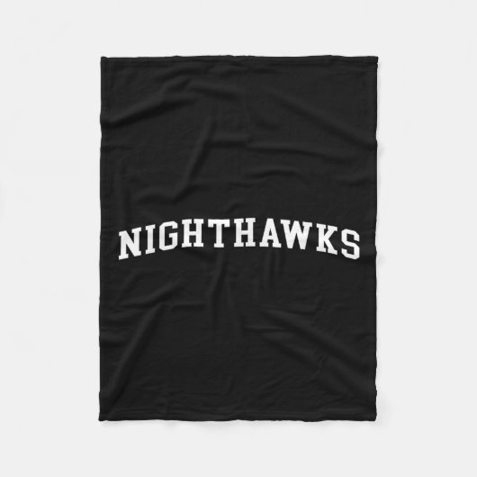 Nighthawks Fleece Deken (Voorkant)