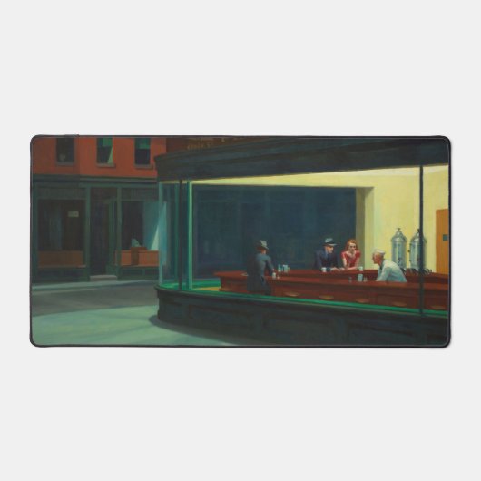 Nighthawks peinture d'Edward Hopper (Recto)