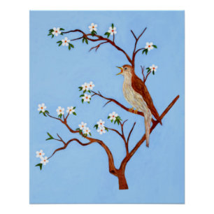 Nightingale Glossy Finish Poster Perfect Poster