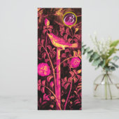 NIGHTINGALE,ROZEN MONOGRAM, Roze Zwart Programma (Staand voorkant)