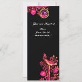 NIGHTINGALE,ROZEN MONOGRAM, Roze Zwart Programma (Achterkant)
