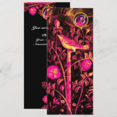 NIGHTINGALE,ROZEN MONOGRAM, Roze Zwart Programma (Voorkant / Achterkant)