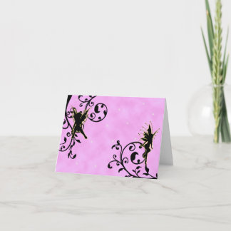 Nightlight Fairy Fantasy Hartelijk dank Bedankkaart