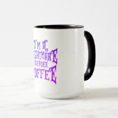 Nightmare avant café - modèle mug (Devant droit)