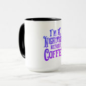 Nightmare avant café - modèle mug (Devant gauche)