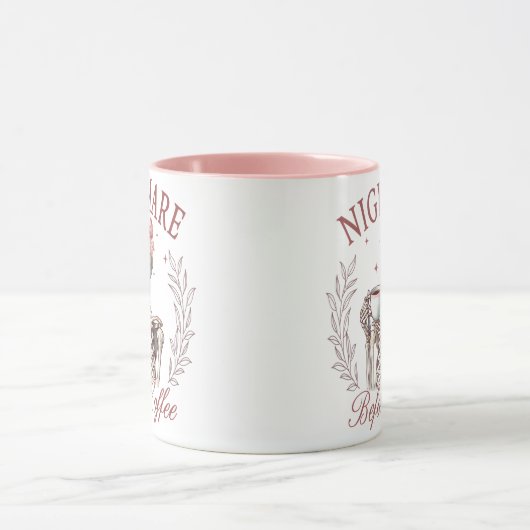 Nightmare Before Coffee Skeleton Mok – Funny Coffe (Midden)