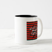 Nightmare Before Coffee Tweekleurige Koffiemok (Voorkant rechts)