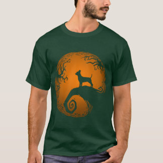 Nightmare Before Halloween Hond retro T-shirt