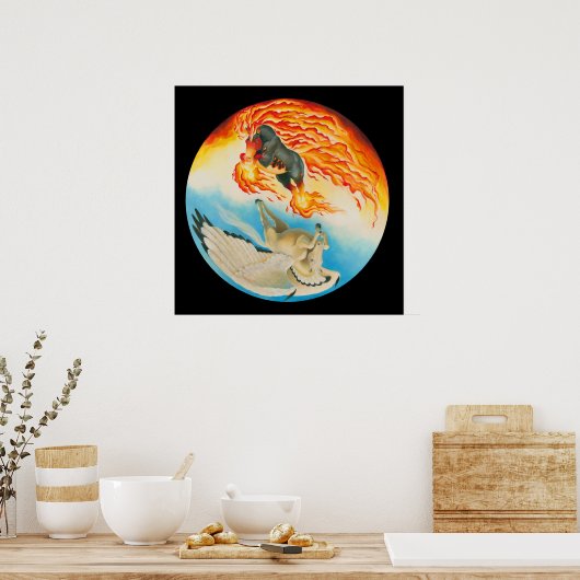 Nightmare en Mesa Pegasus Yin Yang Poster (Keuken)