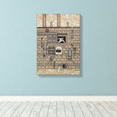 Nightmare Factory Weird Horror Art Canvas Afdruk (Insitu (Houten vloer))