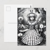 Nightmare in Wonderland Briefkaart (Voorkant / Achterkant)