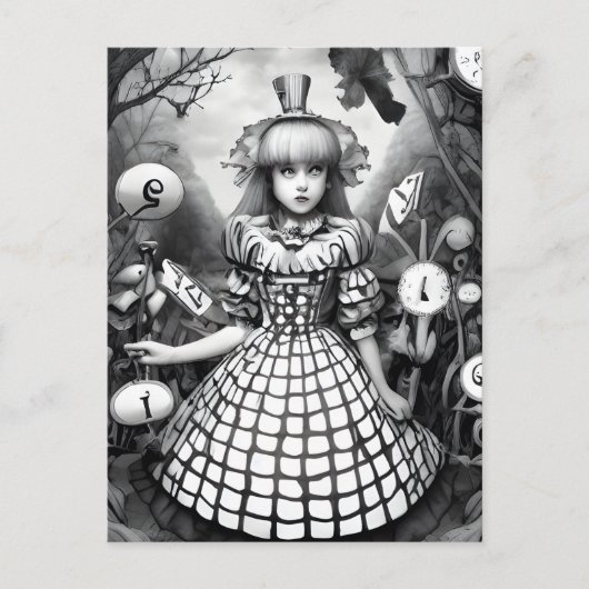 Nightmare in Wonderland Briefkaart (Voorkant)