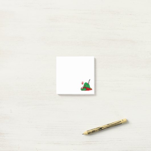 Nightmare on Elf Street Post It Notes / White (Op bureau)