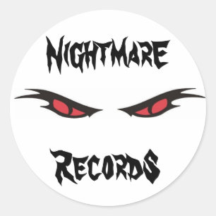 Nightmare Records logo sticker Blad