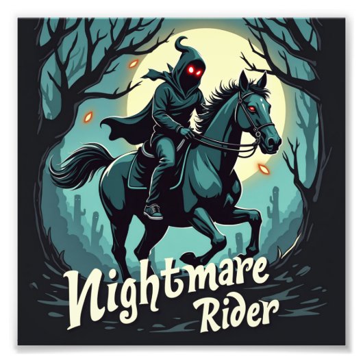 Nightmare Rider Foto Afdruk (Voorkant)