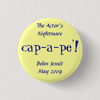 Nightmare van de Actor in Belen Jesuit Ronde Button 3,2 Cm