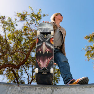 "Nightmare Wings: De Gekauwde Vampireuil" Skateboard