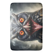 Nightmare Wings: The Fanged Vampire Owl is een Ame Badmat (Voorkant Verticaal)