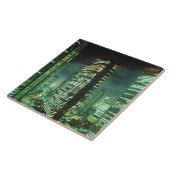 Nightscape, Shinjuku, Tokyo, Japan Tegeltje (Zijkant)