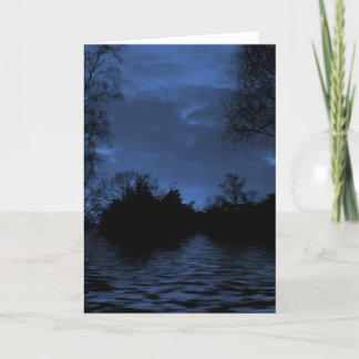 Nightsky wenskaarten kaart