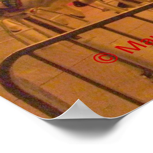 Nighttime Carousel Poster (Hoek)