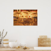 Nighttime Carousel Poster (Keuken)
