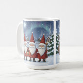 Nighttime Norway Nisse, Coffee Mug Koffiemok (Voorkant links)