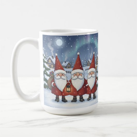 Nighttime Norway Nisse, Coffee Mug Koffiemok (Links)