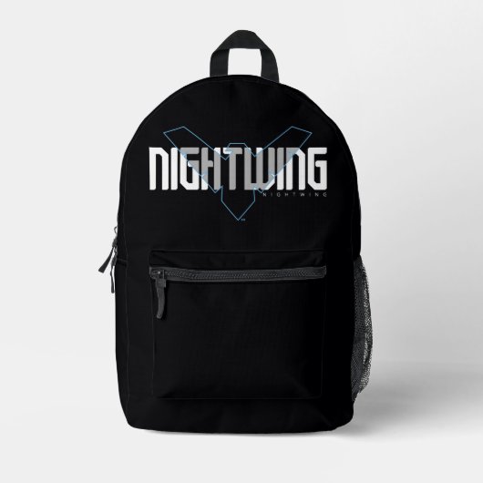 Nightwing Hi-Tech Naam Graphic Bedrukte Rugzak (Voorkant)