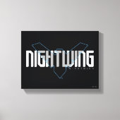Nightwing Hi-Tech Naam Graphic Canvas Afdruk (Voorkant)