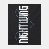 Nightwing Hi-Tech Naam Graphic Fleece Deken (Voorkant)