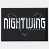 Nightwing Hi-Tech Naam Graphic Magneet (Voorkant)