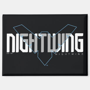 Nightwing Hi-Tech Naam Graphic Magneet
