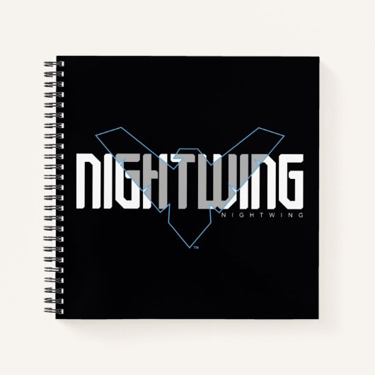 Nightwing Hi-Tech Naam Graphic Notitieboek (Voorkant)