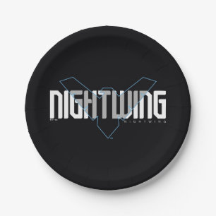 Nightwing Hi-Tech Naam Graphic Papieren Bordje
