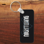 Nightwing Hi-Tech Naam Graphic Sleutelhanger (Voorkant)