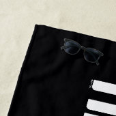 Nightwing Hi-Tech Naam Graphic Strandlaken (In situ)