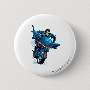 Nightwingfiets Ronde Button 5,7 Cm